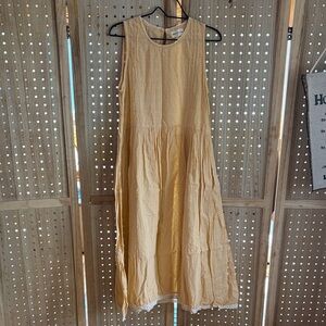 Indigo Luna Wholesome Dress in Apricot